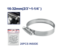 Durable American Type Hose Clamp with Screw Tightening Mechanism and Rust-Resistant Construction, Designed for Automotive and Heavy Equipment Use